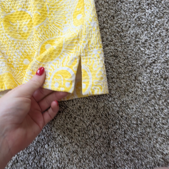 Lilly Pulitzer Sunburst Yellow Lace Top - Picture 6 of 11